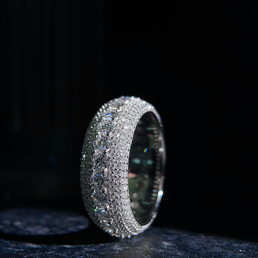 925 Silver Moissanite Ring (FRAF)