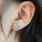 Four Prong 2ct Earring Piercing (EPAG) - TMT The Money Thing