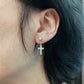 Cross Pendant Ear Stud Dropping  (EDAA) - TMT The Money Thing