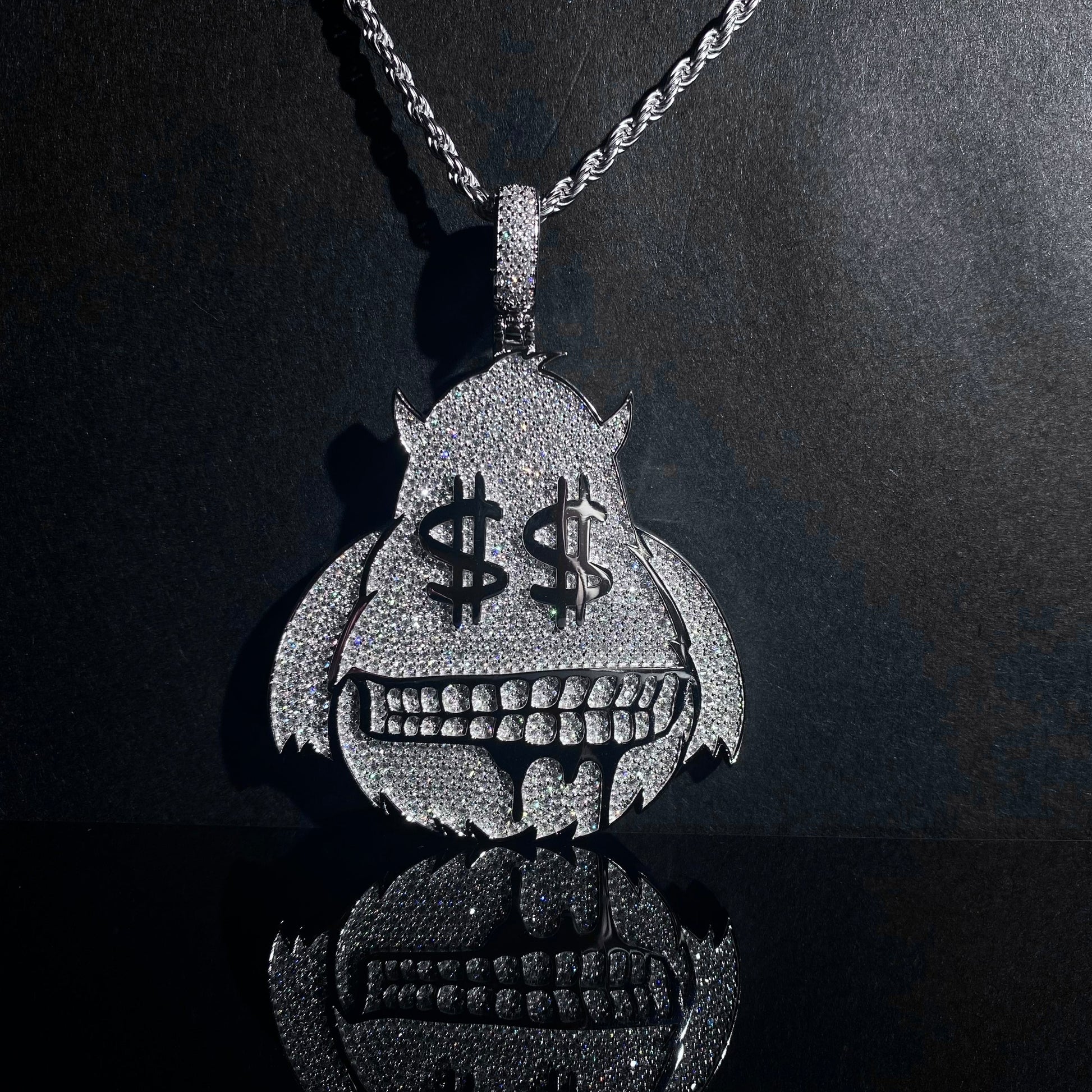 Money Monster Pendant MM and Rope Chain (NPAL) - TMT The Money Thing