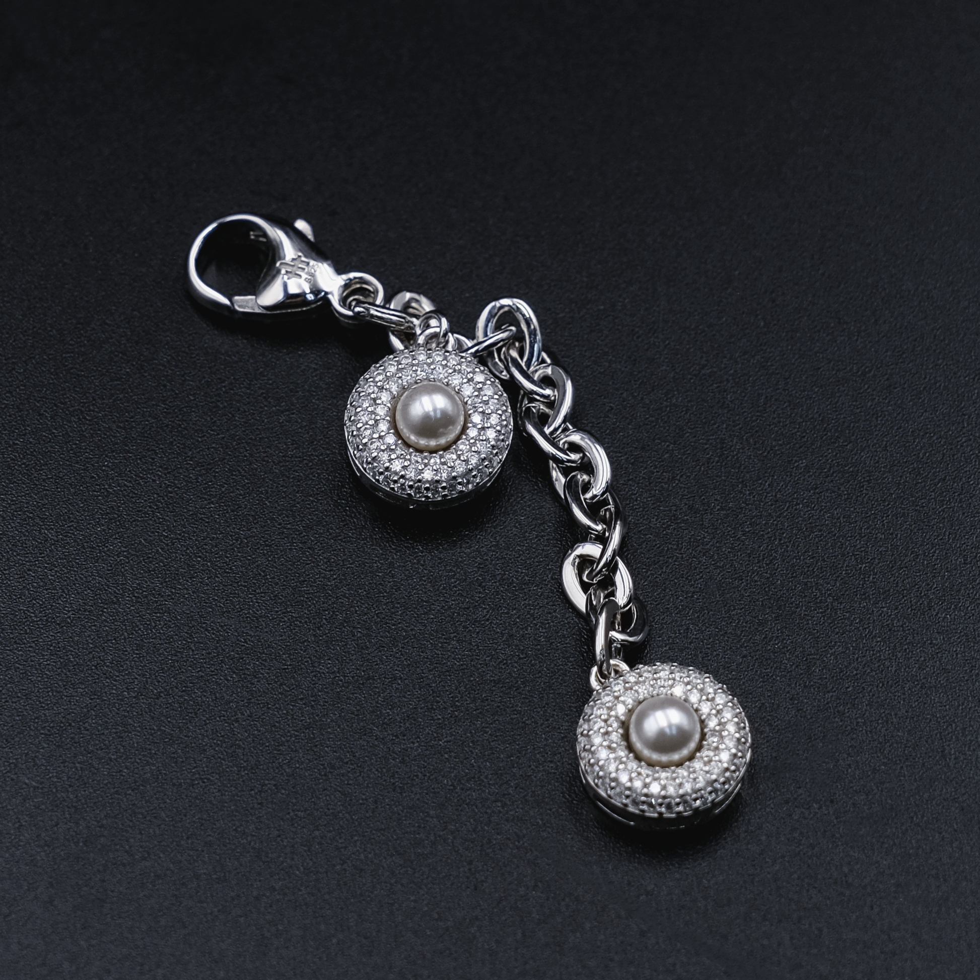 “round and round and round” Pearl  Ornament (NPBP) - TMT The Money Thing
