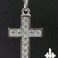 Cross Pendant Ear Ring Dropping (EDAB)