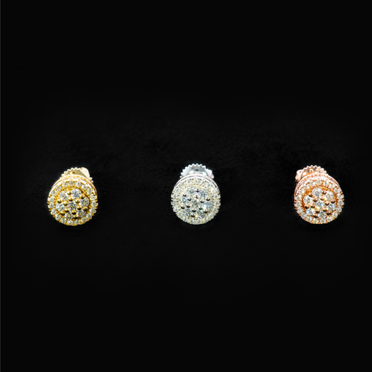 Seven diamonds Earring Piercing (EPAB) - TMT The Money Thing