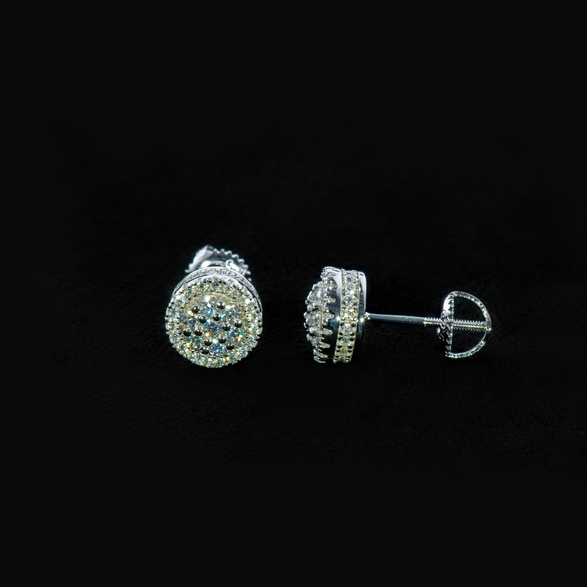 Seven diamonds Earring Piercing (EPAB) - TMT The Money Thing