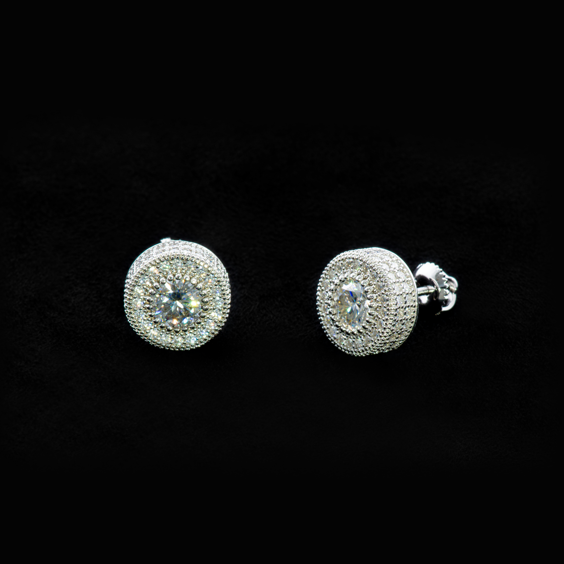 Iced Out Ear Stud Earring Piercing (EPAC) - TMT The Money Thing