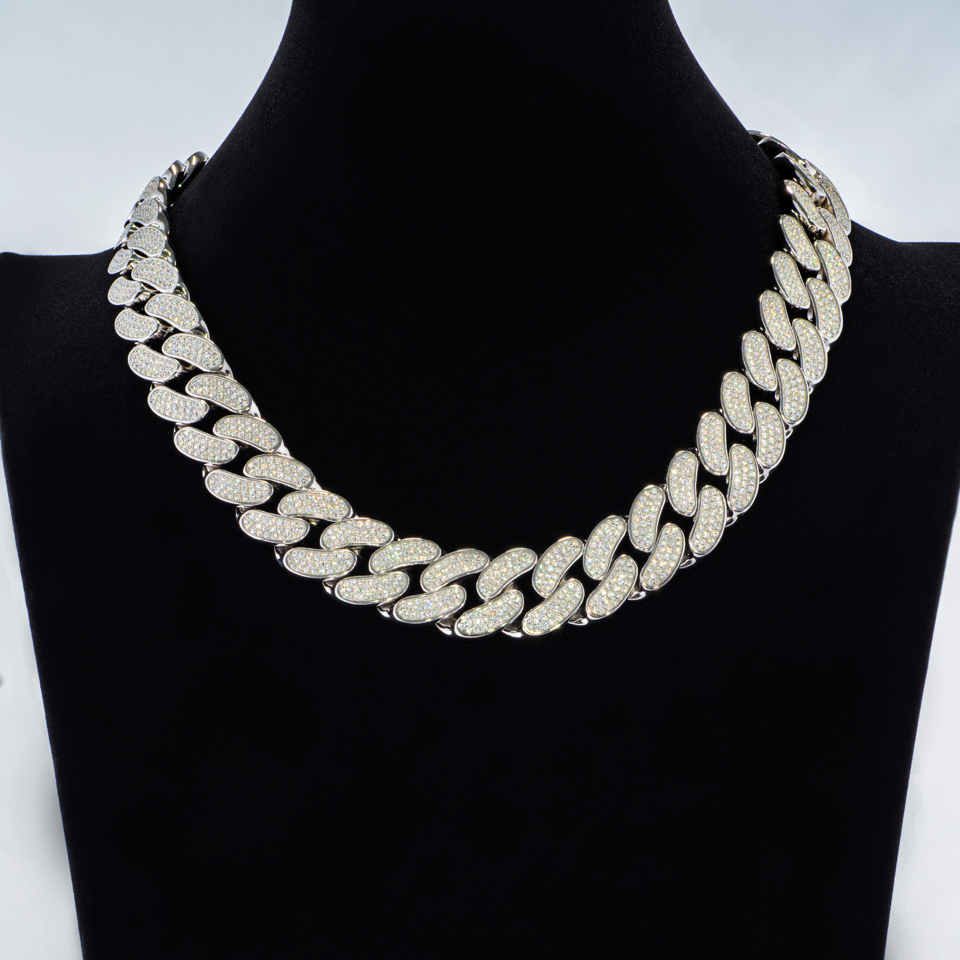 Miami Multiple Rows Width 20mm Cuban Necklace (CCAA 20) - TMT The Money Thing