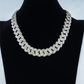 Baguette Cut Cuban Necklace (CCAD) - TMT The Money Thing