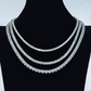Round Cut Tennis Necklace (TCAA) - TMT The Money Thing