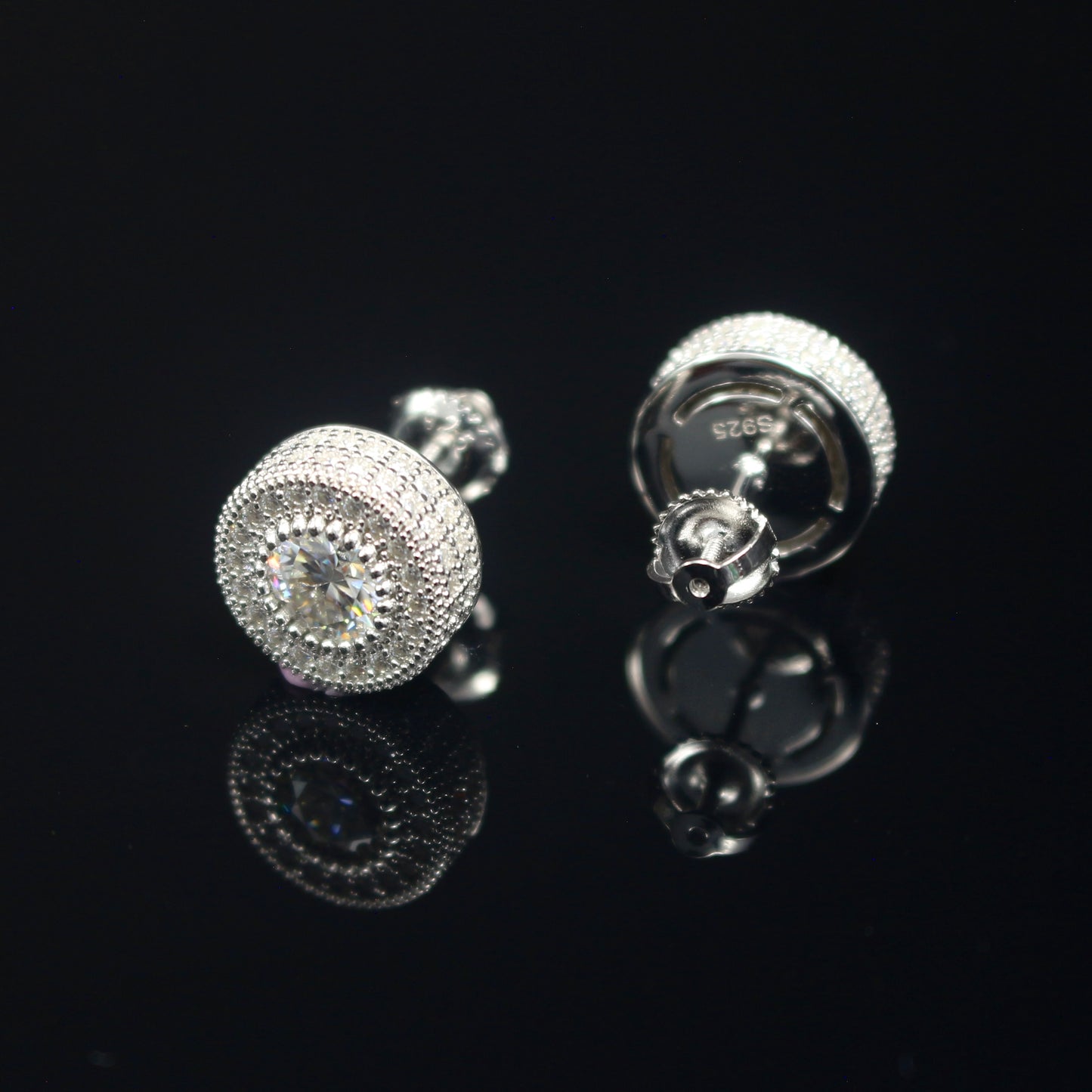 Iced Out Ear Stud Earring Piercing (EPAC) - TMT The Money Thing